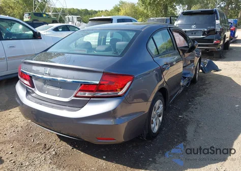 2015 Honda Civic Lx из США, поврежденный, VIN 19XFB2F56FE105127